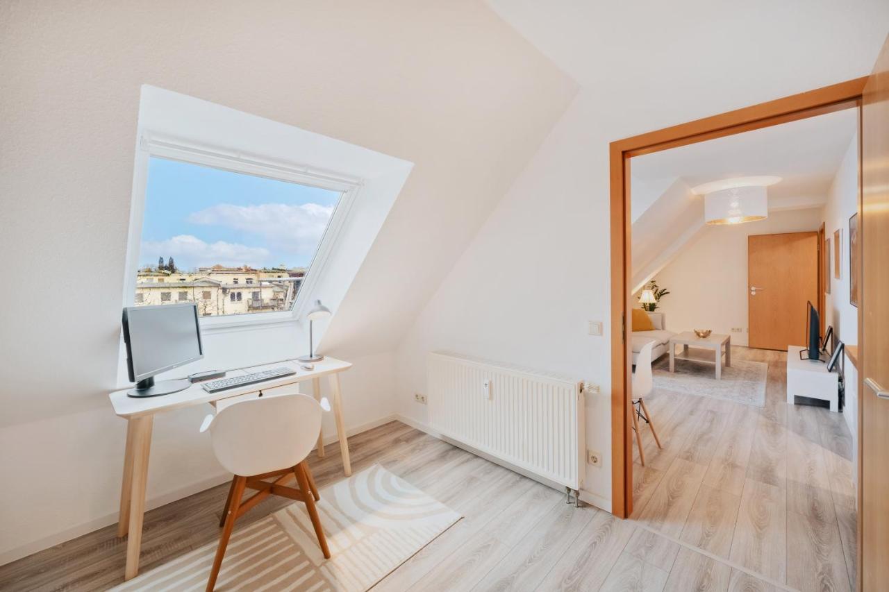 Bliss Place - Serviced Apartment - Arbeitsplatz, Zentral, Kueche, Waschmaschine, Smarttv Magdeburg Eksteriør bilde